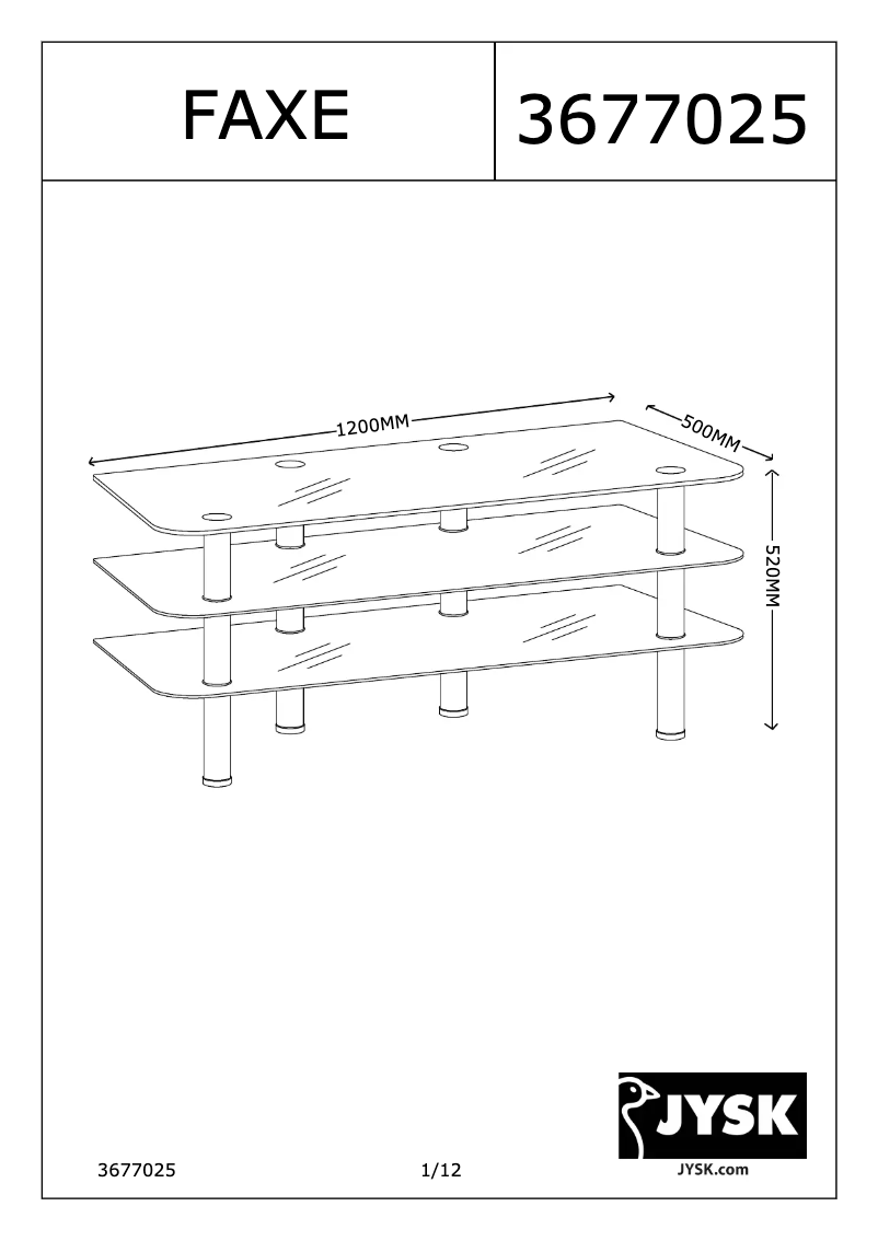 Imagen de la primera página del manual del dispositivo Faxe