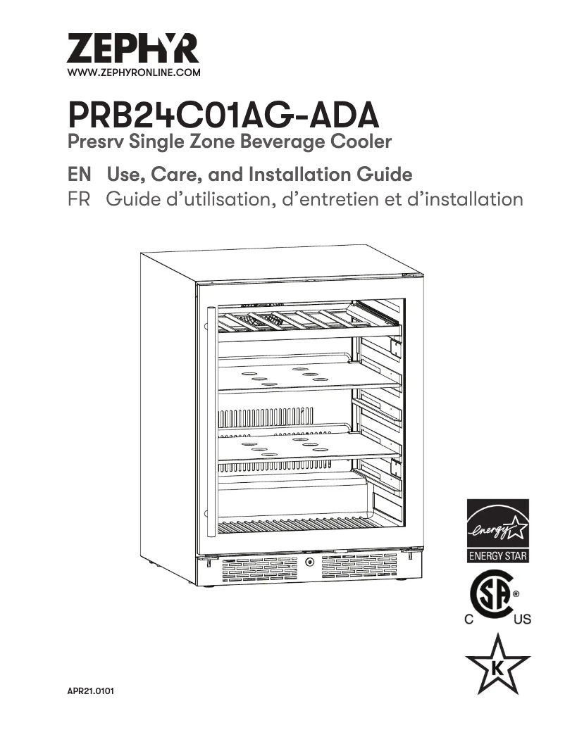 Imagen de la primera página del manual del dispositivo Presrv PRB24C01AG-ADA