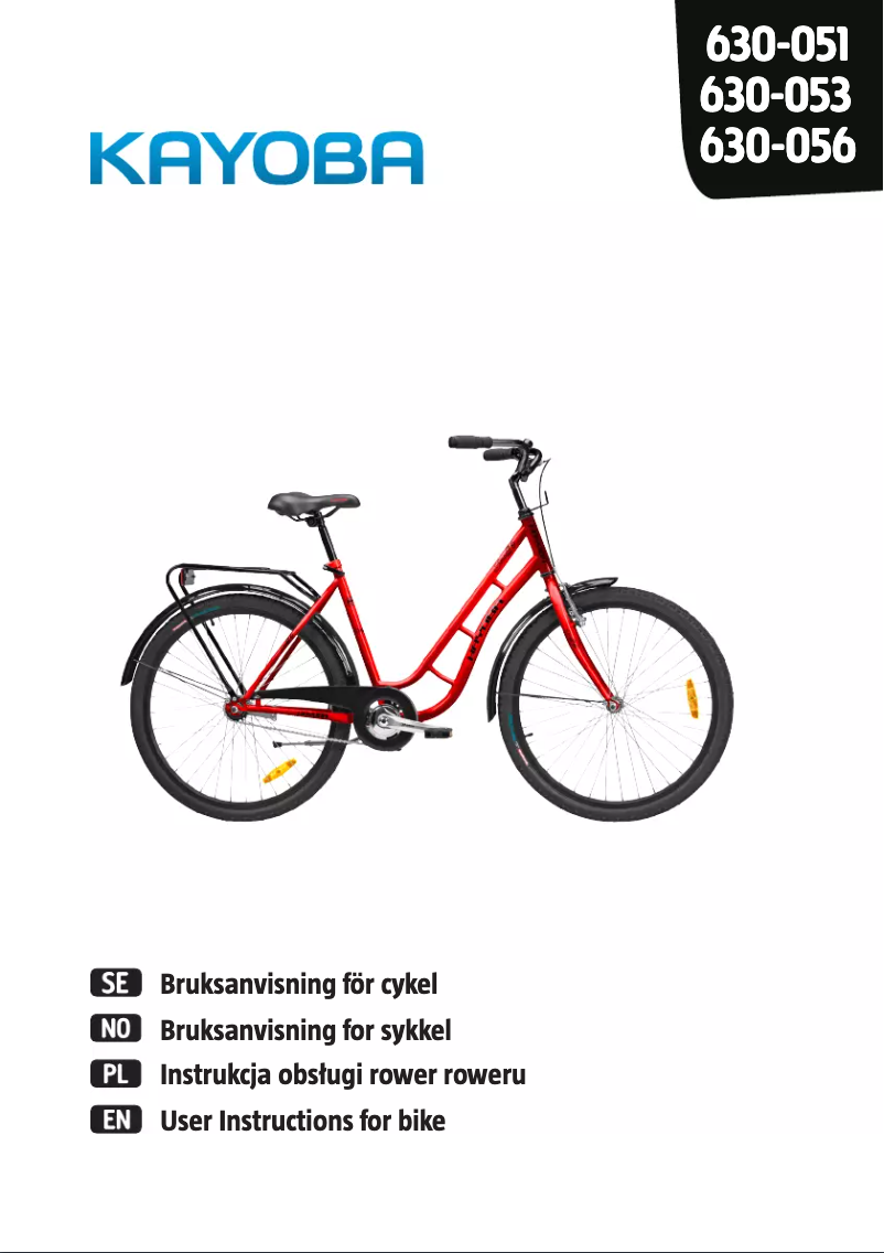 Página 1 del manual Manual de usuario Kayoba Swan 630-053