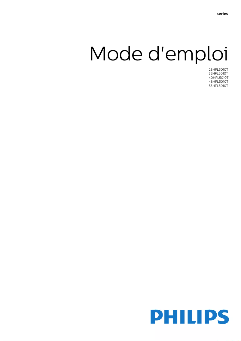 Imagen de la primera página del manual del dispositivo 40HFL5010L