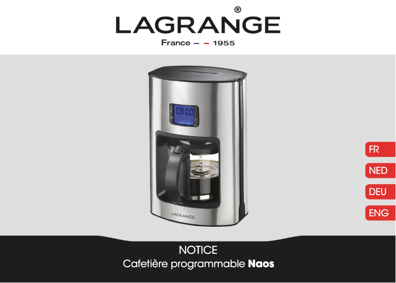 Imagen de la primera página del manual del dispositivo Naos 539001