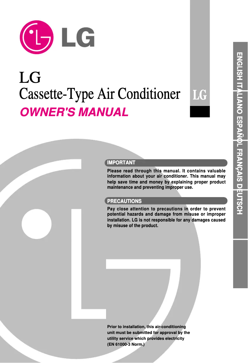 Página 1 del manual Manual de usuario LG LTNE1860HL