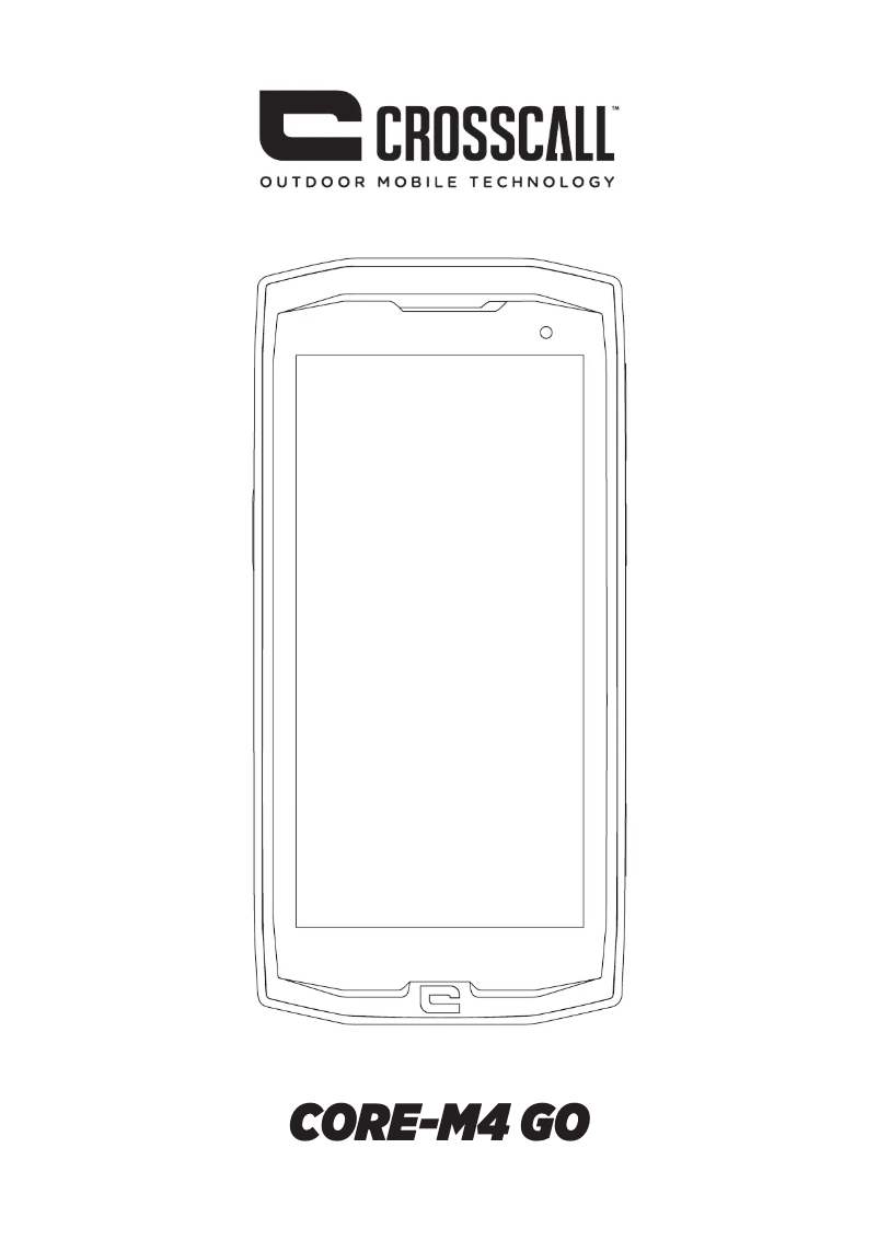 Página 1 del manual Manual de usuario Crosscall Core-M4 Go