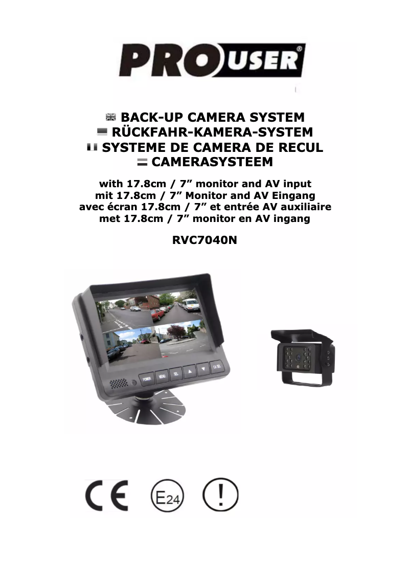 Imagen de la primera página del manual del dispositivo RVC7040N