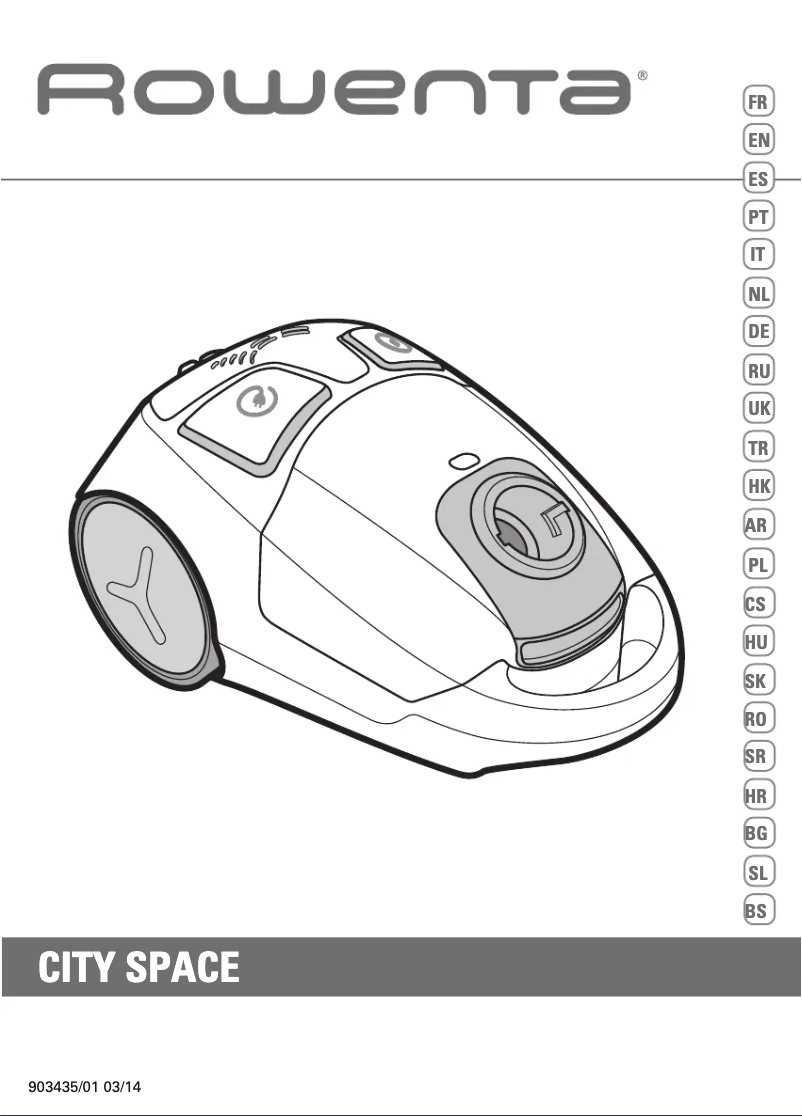 Página 1 del manual Manual de usuario Rowenta City Space RO2433WA