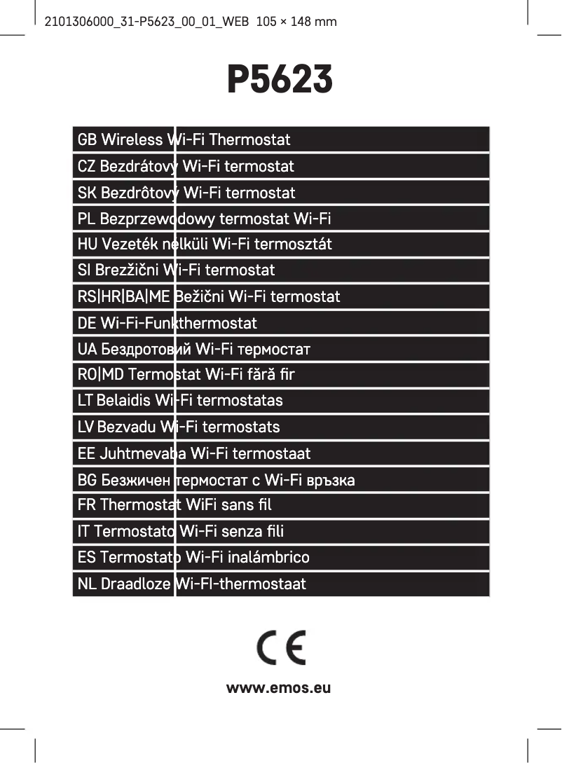 Página 1 del manual Manual de usuario Emos P5623