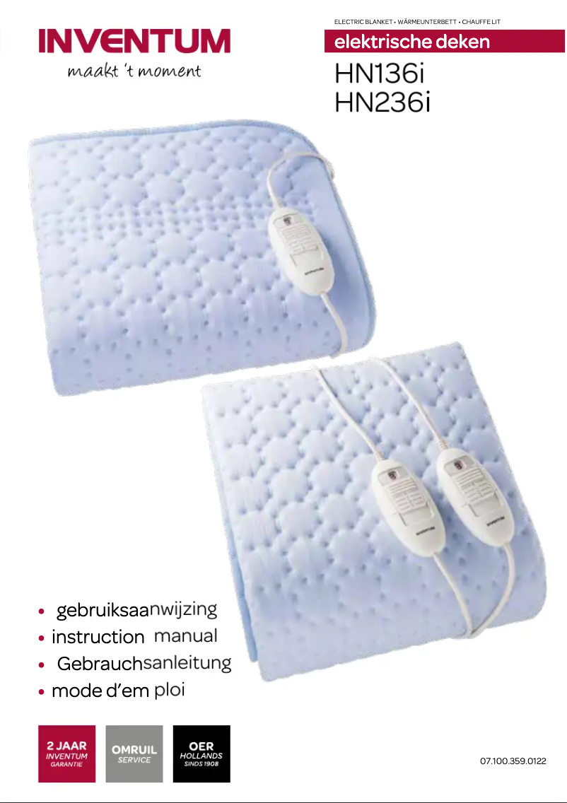 Imagen de la primera página del manual del dispositivo HN236i