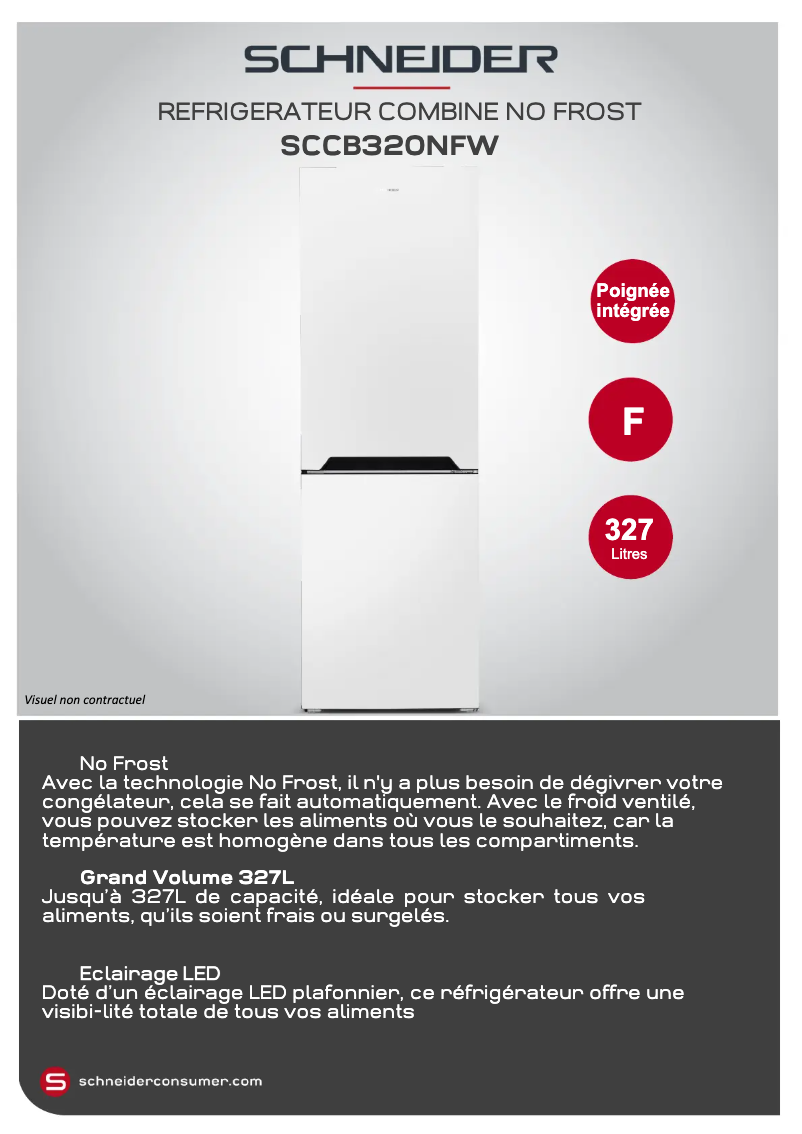 Imagen de la primera página del manual del dispositivo SCCB320NFW