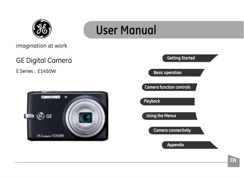 Página 1 del manual Manual de usuario GE E1450W