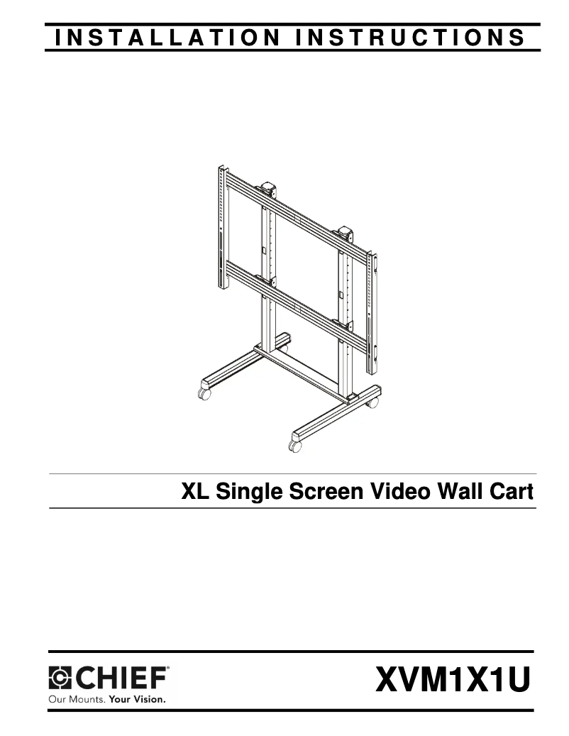 Imagen de la primera página del manual del dispositivo XVM1X1U