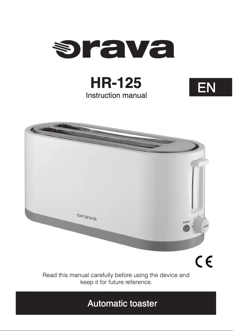 Página 1 del manual Manual de usuario Orava HR-125