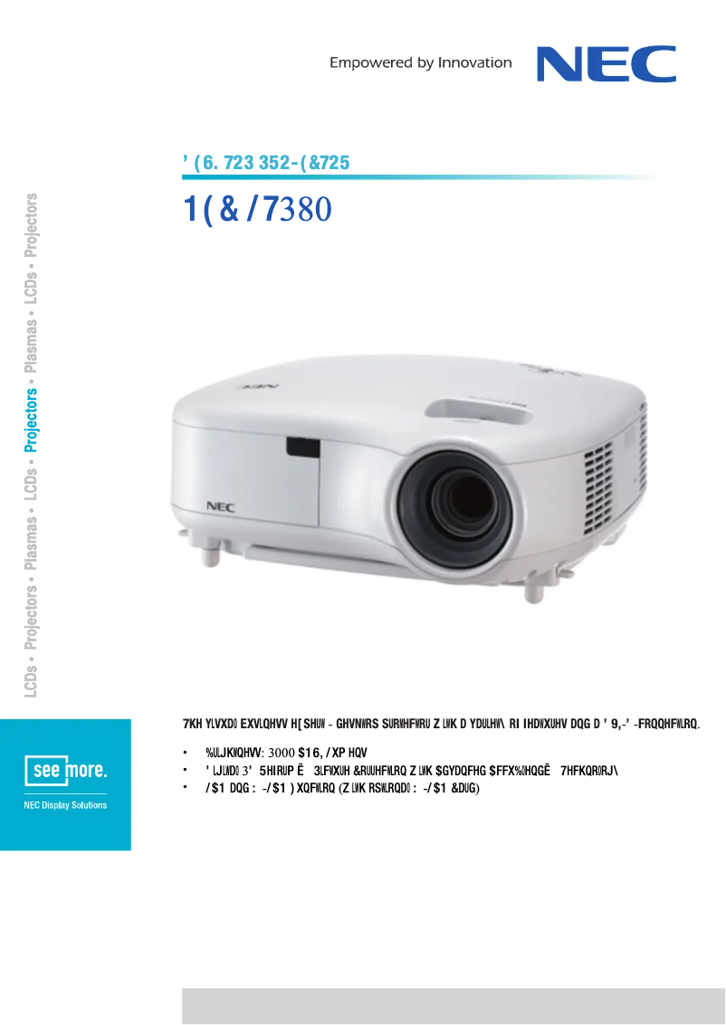 Imagen de la primera página del manual del dispositivo LT380