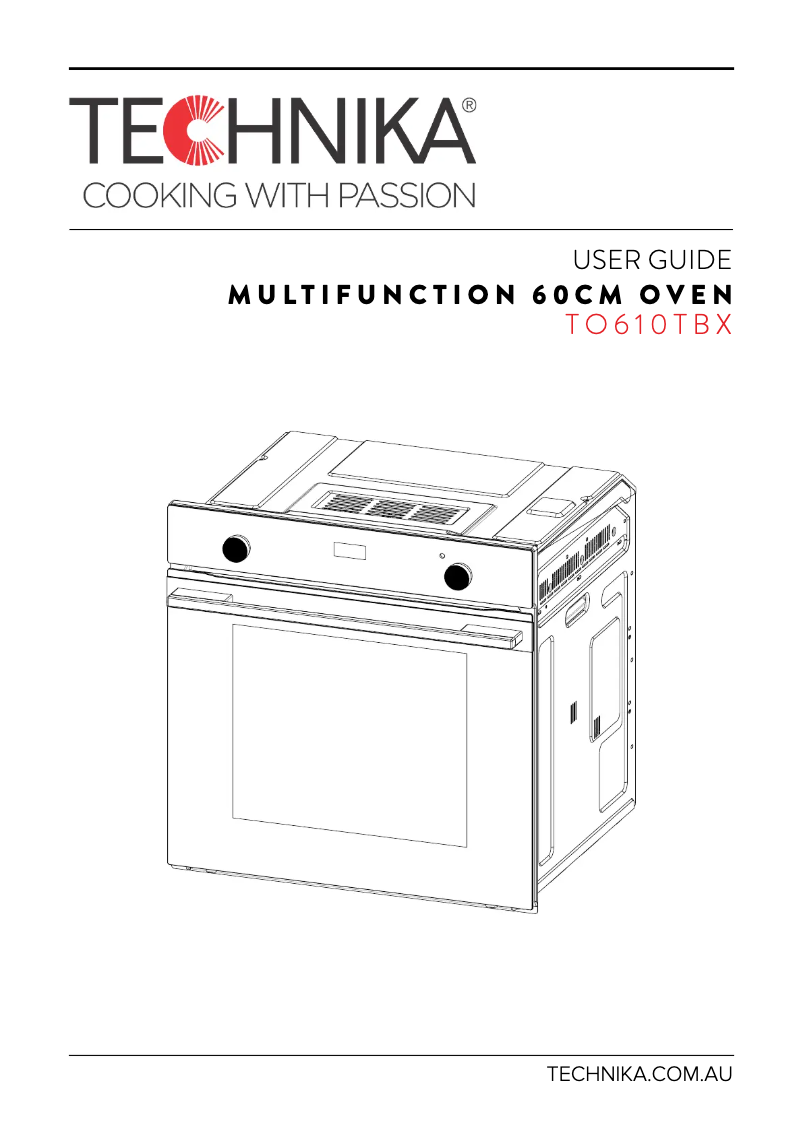 Imagen de la primera página del manual del dispositivo TO610TBX