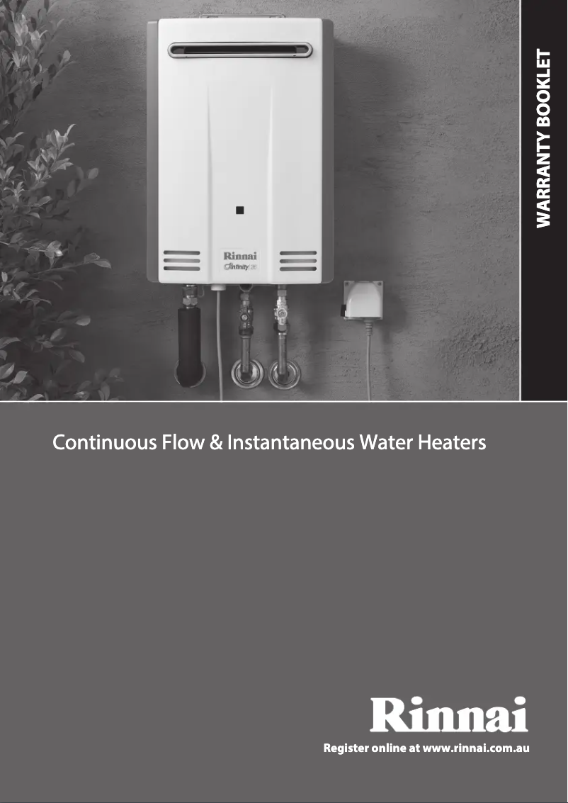 Imagen de la primera página del manual del dispositivo Infinity 20