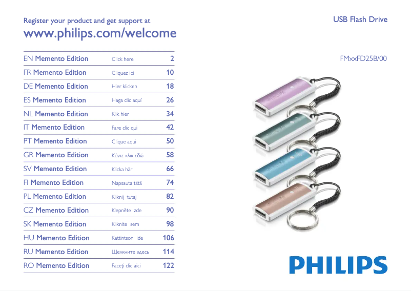 Página nº 1 - Manual de instrucciones Philips FM16FD25B