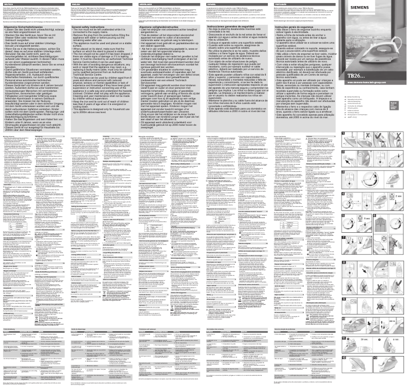 Página 1 del manual Manual de usuario Siemens Slider S1 Power TB26300