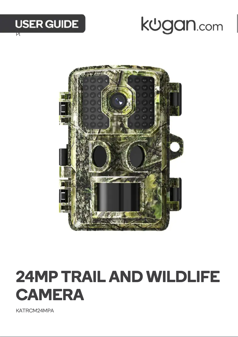 Imagen de la primera página del manual del dispositivo KATRCM24MPA