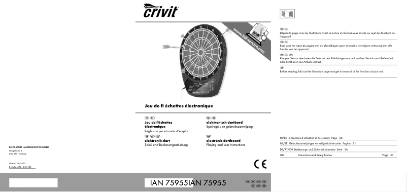 Página 1 del manual Manual de usuario Crivit IAN 75955