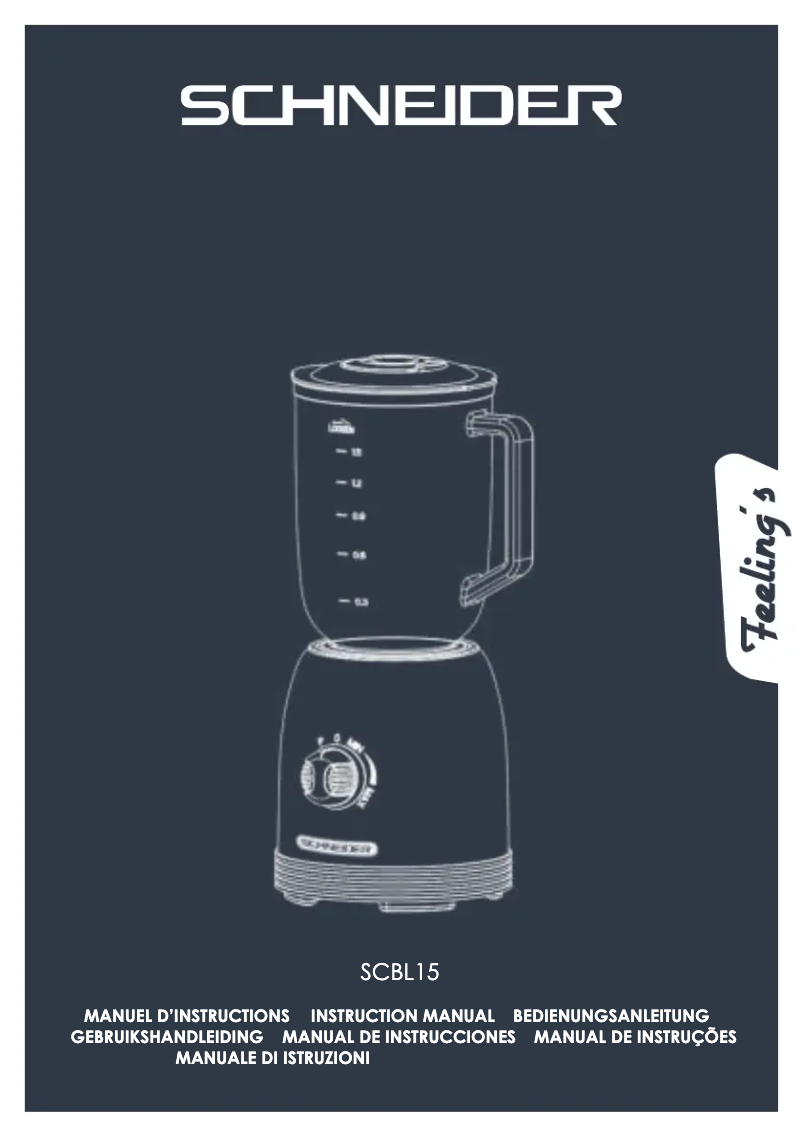 Imagen de la primera página del manual del dispositivo SCBL15