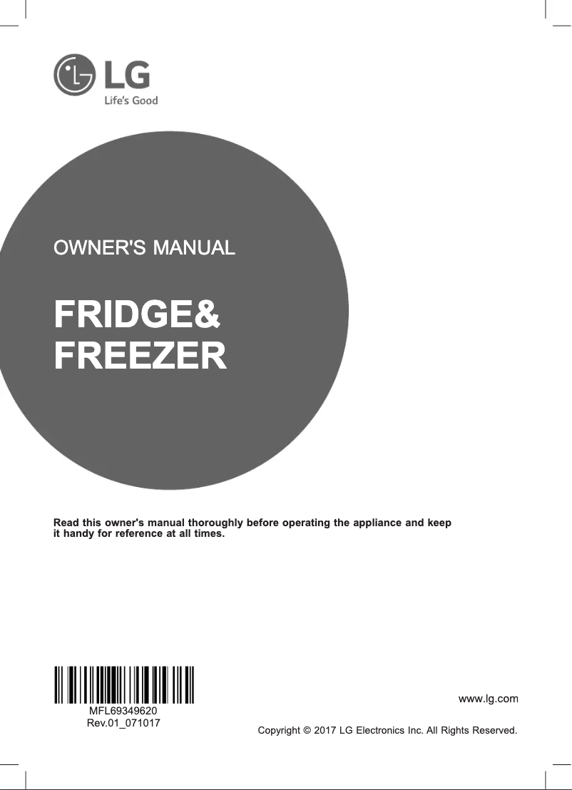 Página nº 1 - Manual de usuario LG GW-B439SLFZ