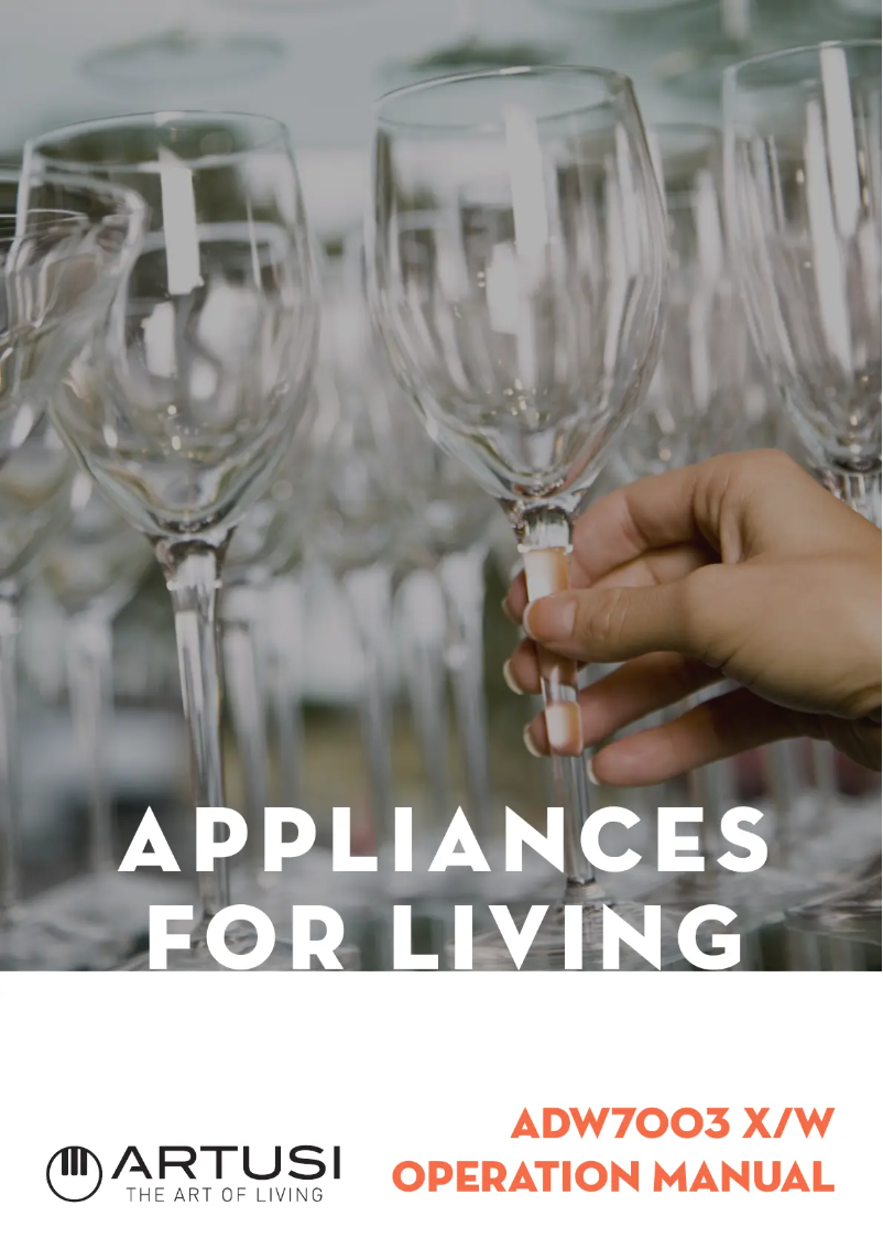 Página 1 del manual Manual de usuario Artusi ADW7003W