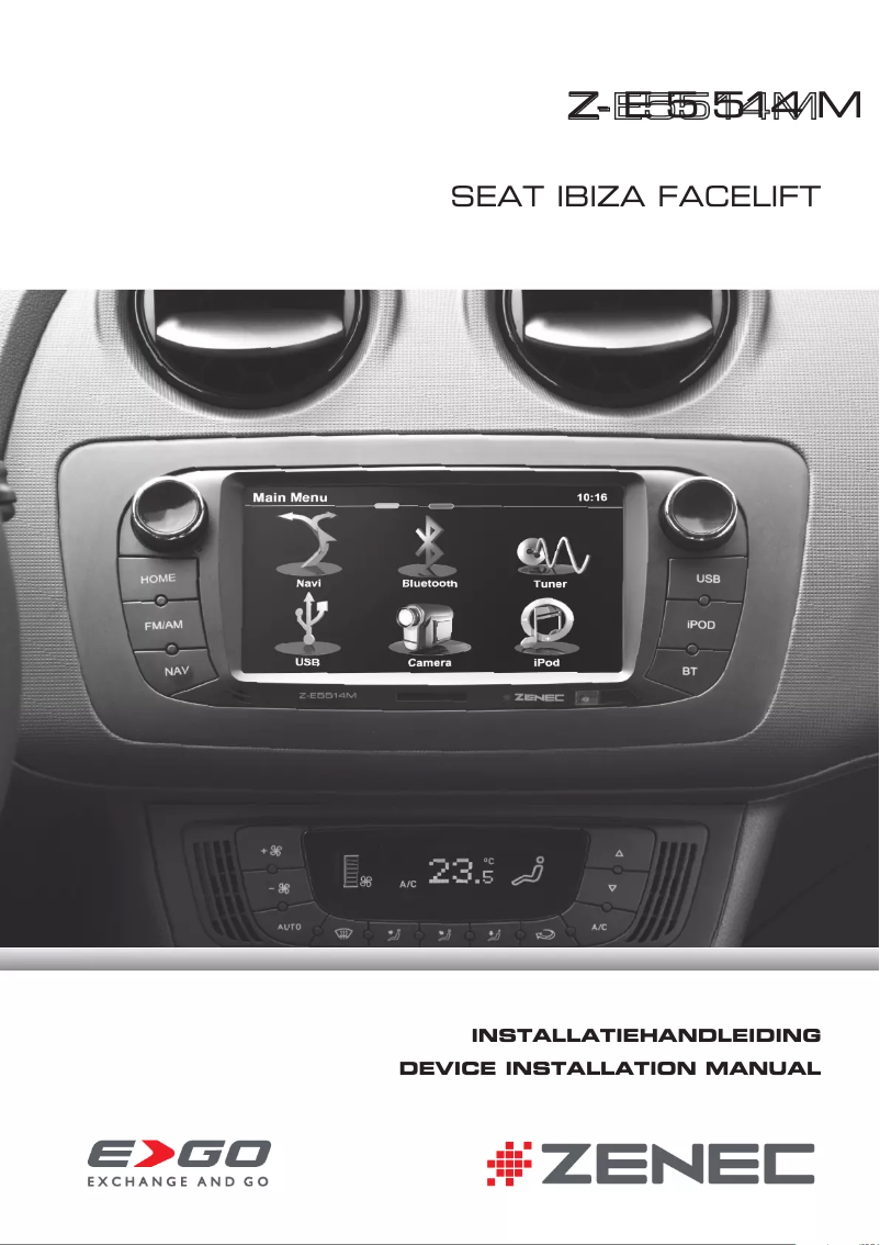 Imagen de la primera página del manual del dispositivo Z-E5514M