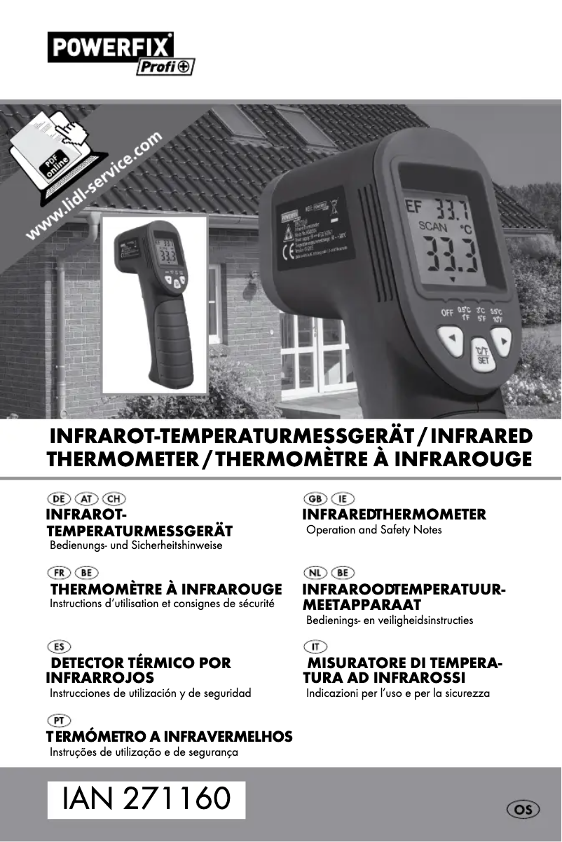 Imagen de la primera página del manual del dispositivo HG00304A