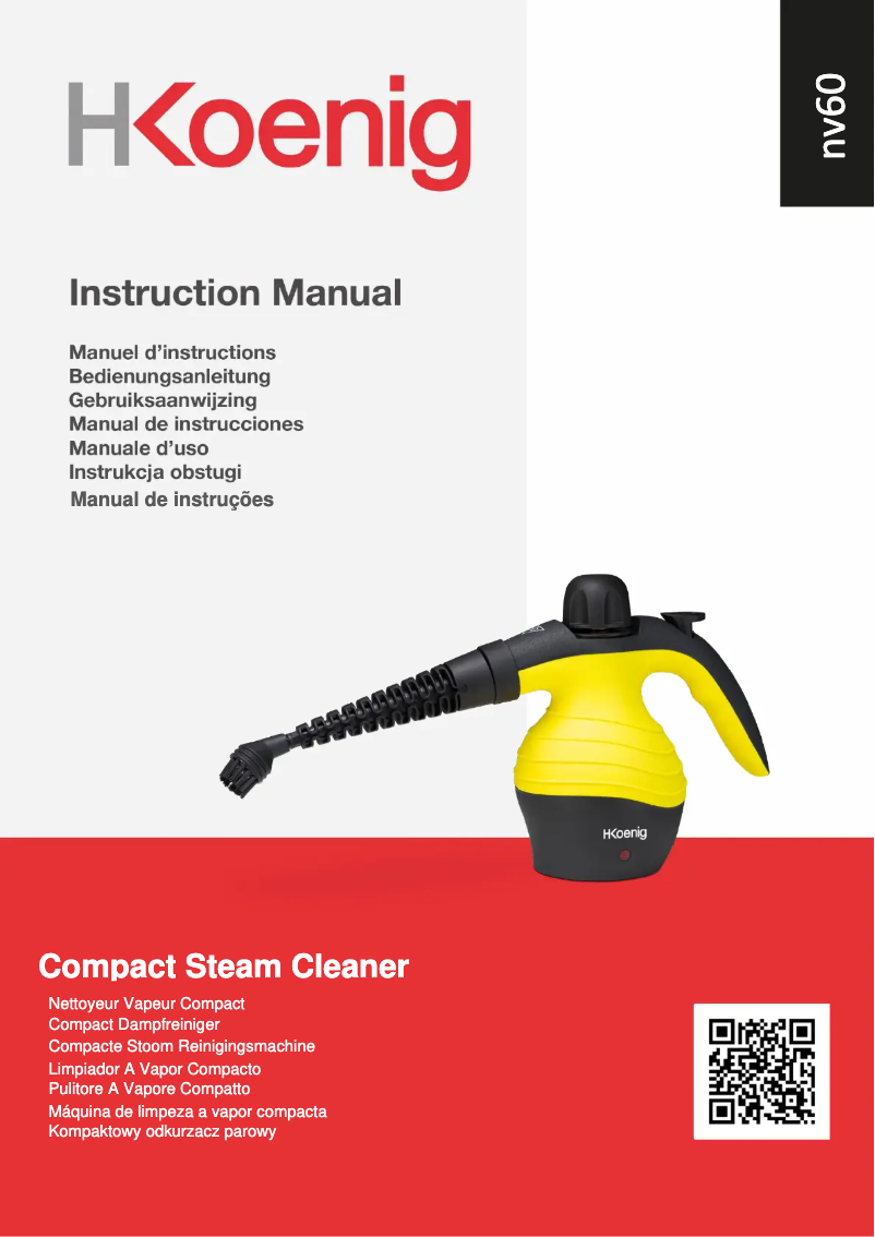 Imagen de la primera página del manual del dispositivo NV60