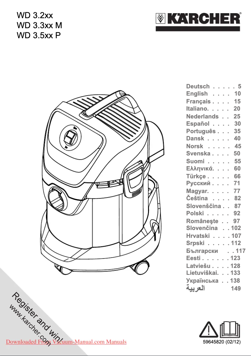 Imagen de la primera página del manual del dispositivo WD 3300 M