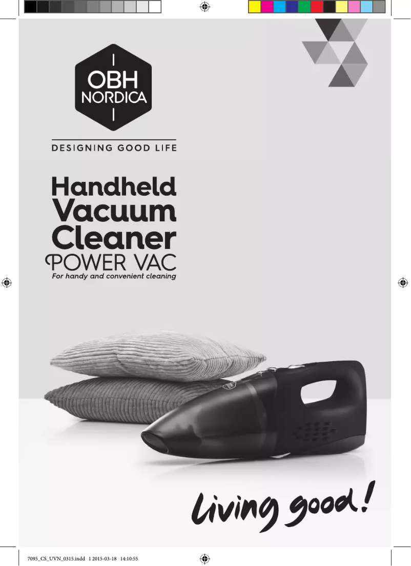 Página 1 del manual Manual de usuario OBH Nordica Power Vac 7095