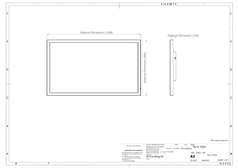 Imagen de la primera página del manual del dispositivo MultiSync P703 SST