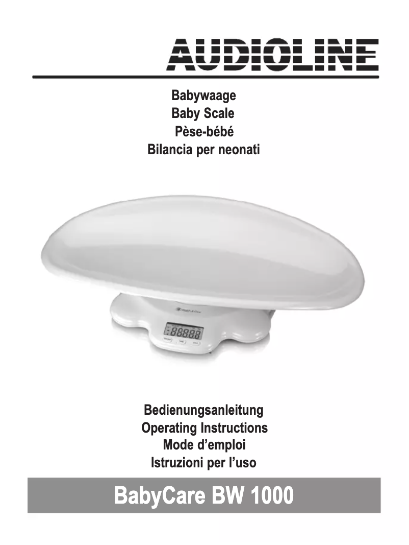 Imagen de la primera página del manual del dispositivo BW 1000