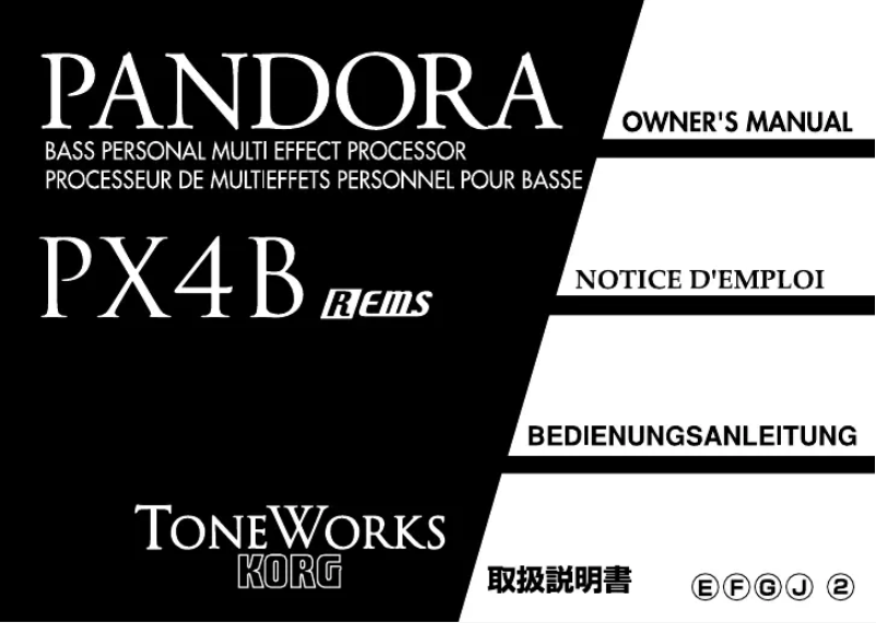 Imagen de la primera página del manual del dispositivo PX4B