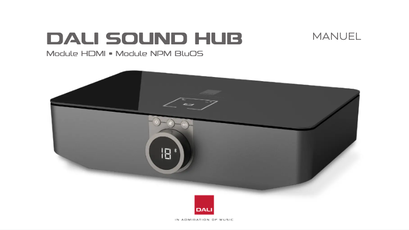 Página 1 del manual Manual de usuario Dali Sound Hub