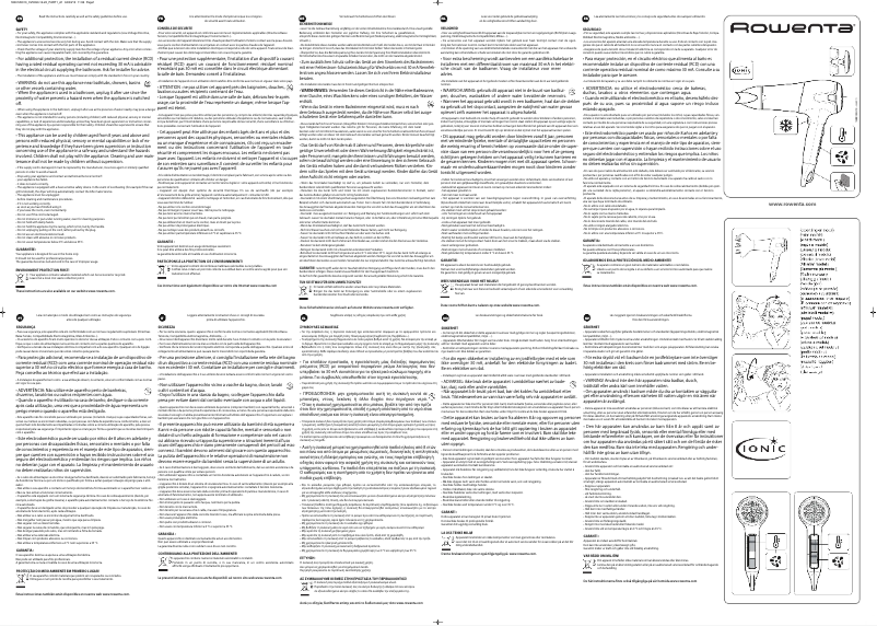 Página nº 1 - Manual de usuario Rowenta CV5012 Powerline Elite