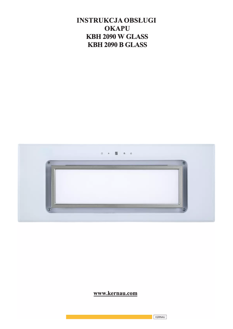 Página 1 del manual Manual de usuario Kernau KBH 2090 W