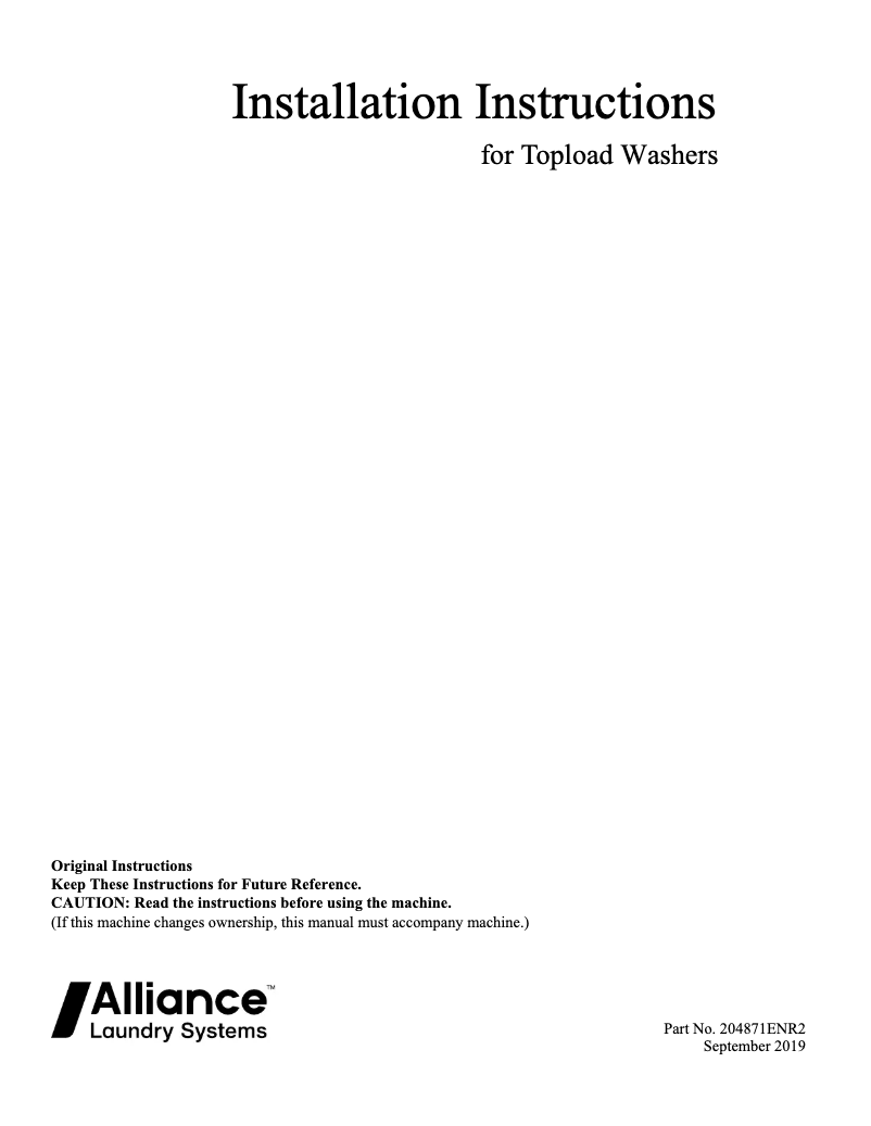 Imagen de la primera página del manual del dispositivo TC5003WN