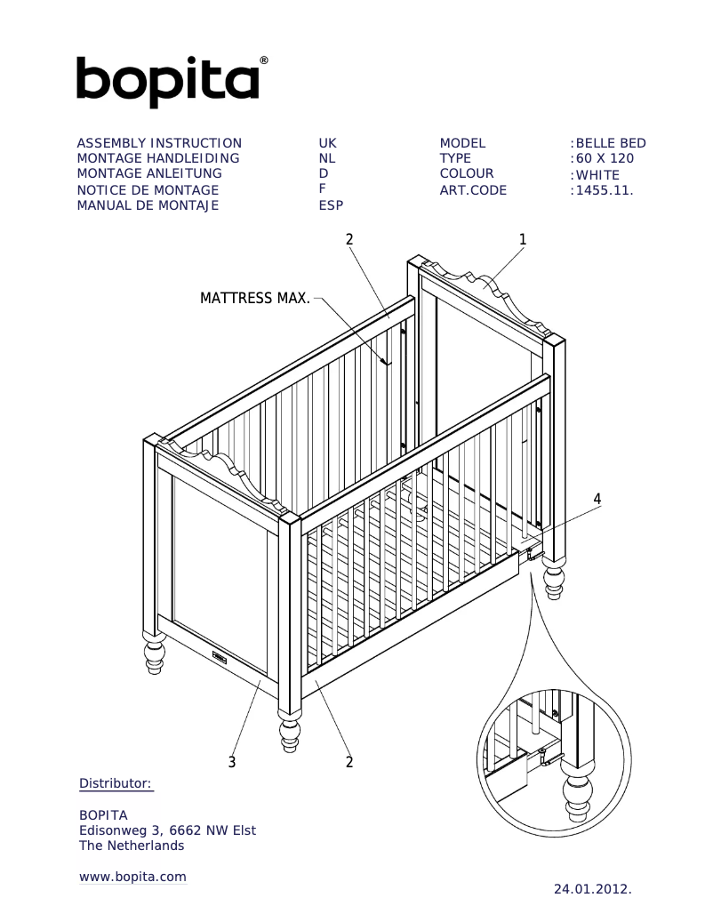 Página 1 del manual Manual de usuario Bopita Belle