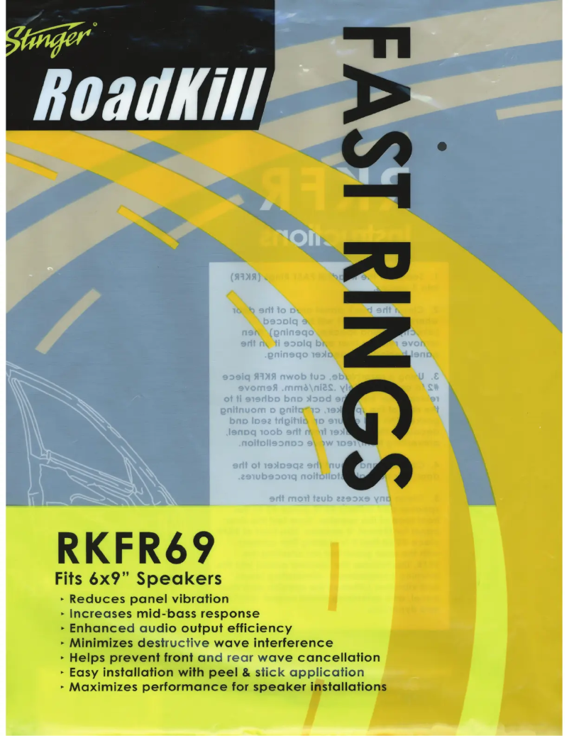 Imagen de la primera página del manual del dispositivo Roadkill RKFR69