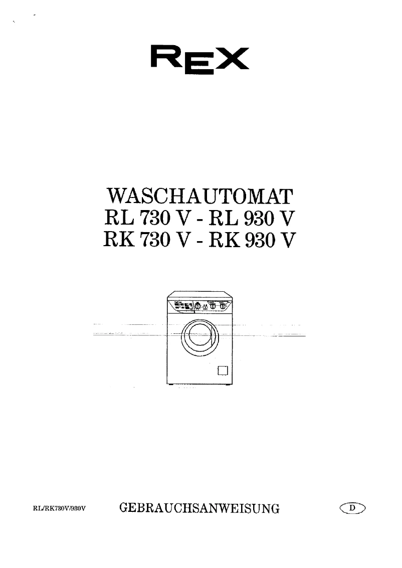Página 1 del manual Manual de usuario Rex RK730V