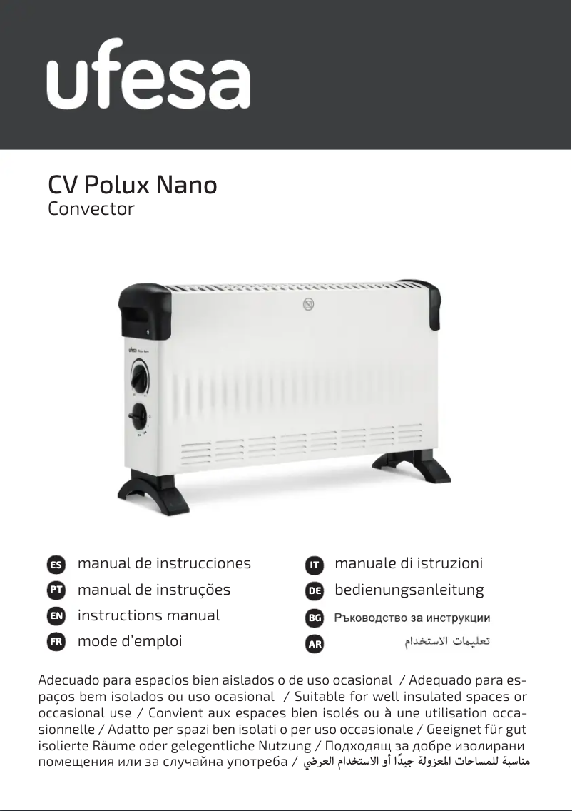 Página 1 del manual Manual de usuario Ufesa Polux Nano