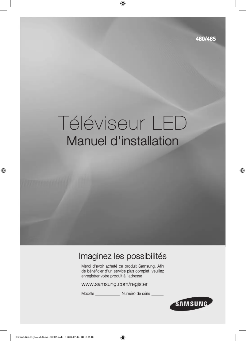 Imagen de la primera página del manual del dispositivo HG48AC460KW