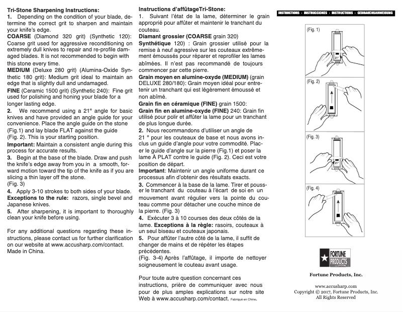 Imagen de la primera página del manual del dispositivo Deluxe Tri-Stone