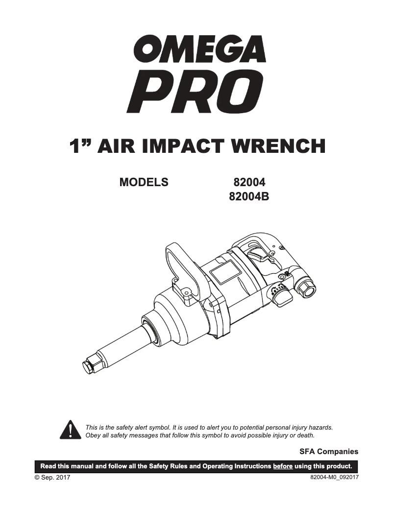 Imagen de la primera página del manual del dispositivo Pro 82004
