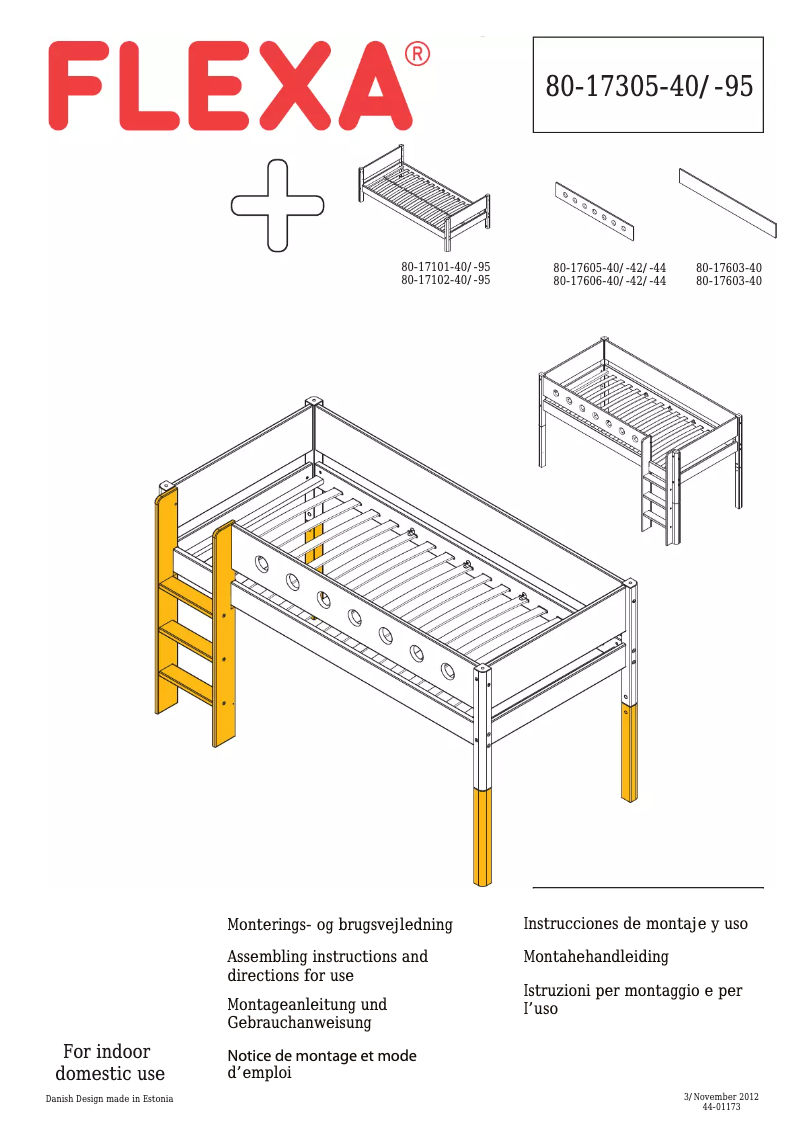Página 1 del manual Manual de usuario Flexa Cama