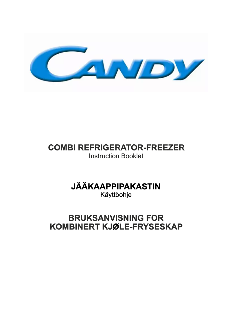 Página 1 del manual Manual de usuario Candy CFTE 3450