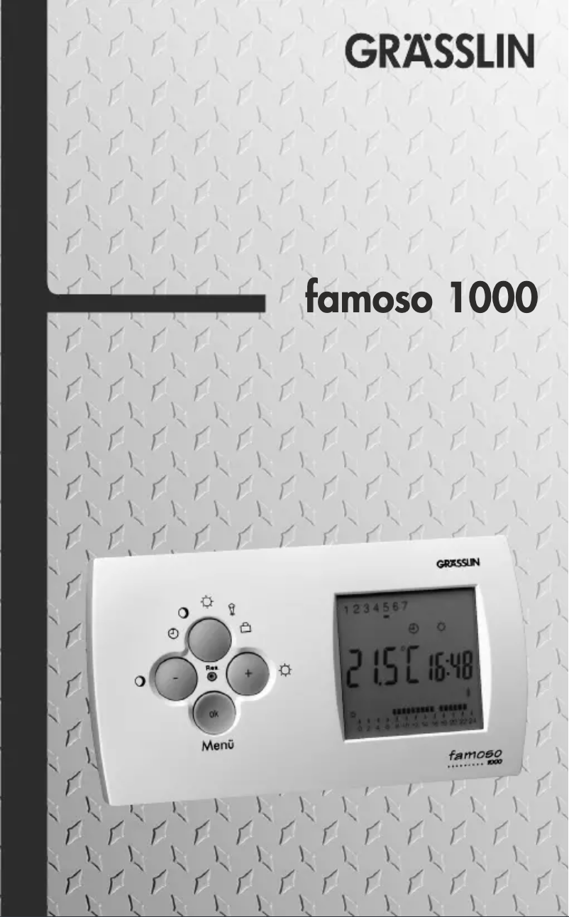 Página 1 del manual Manual de usuario Grässlin Famoso 1000