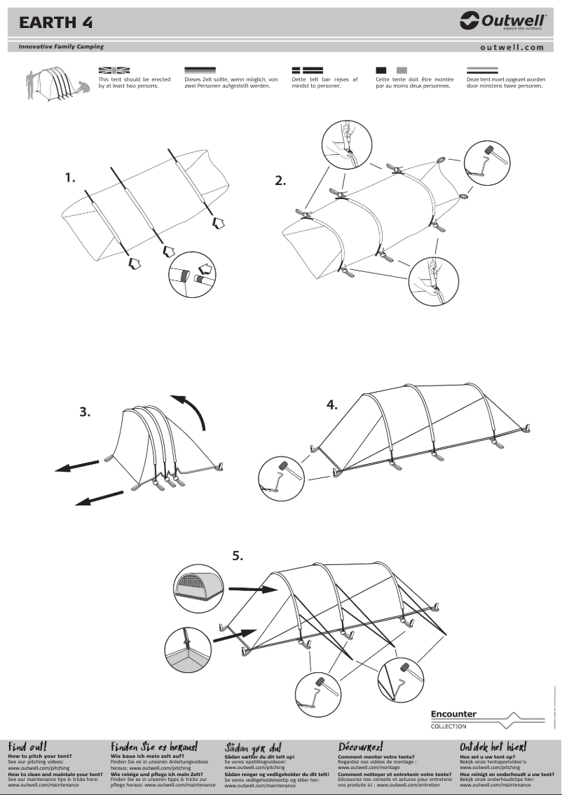 Imagen de la primera página del manual del dispositivo Earth