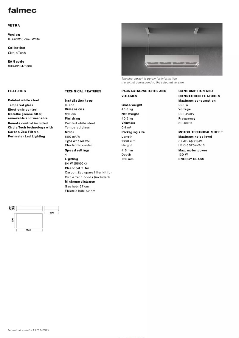 Imagen de la primera página del manual del dispositivo Vetra
