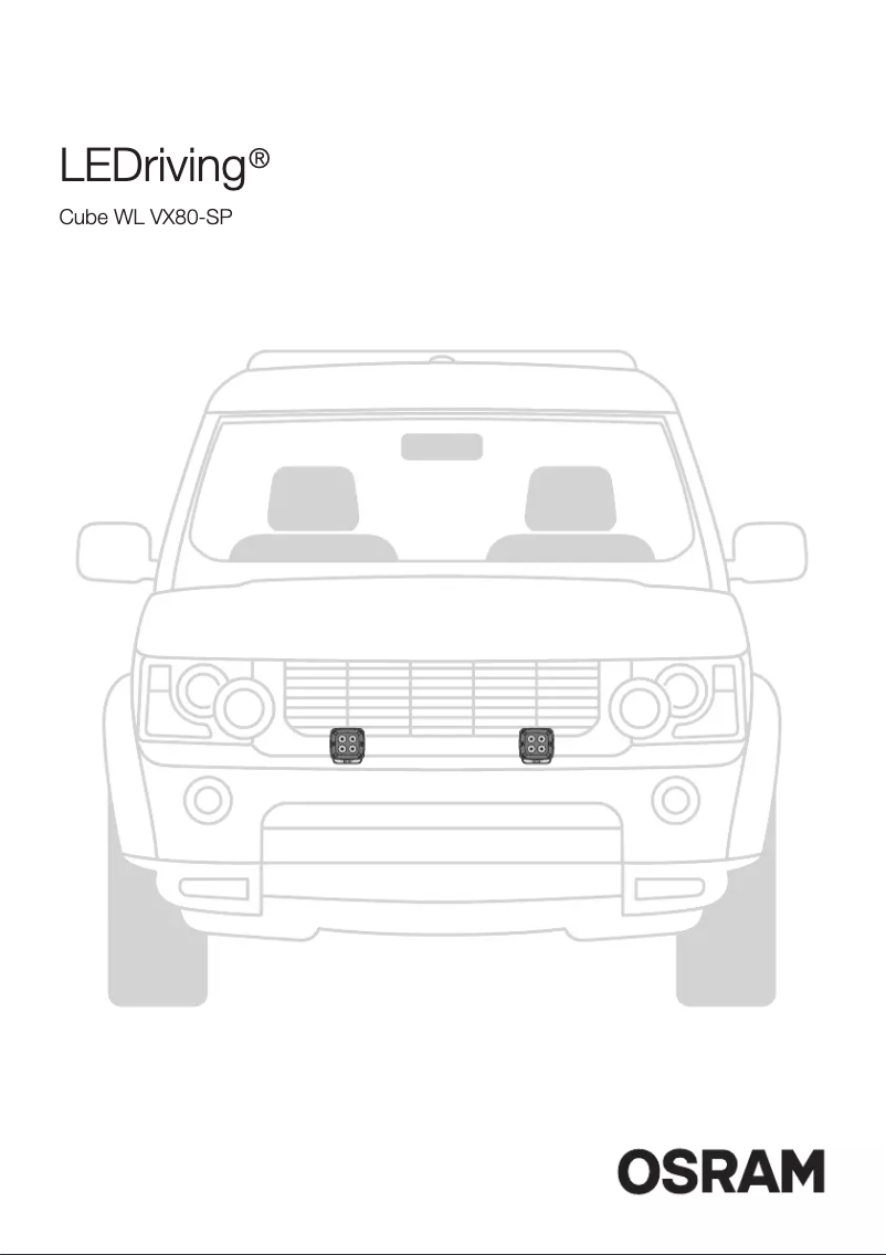 Página 1 del manual Instrucciones / montaje Osram VX80-SP